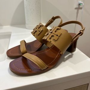 Women’s Tory Burch Leather Slingback Heels